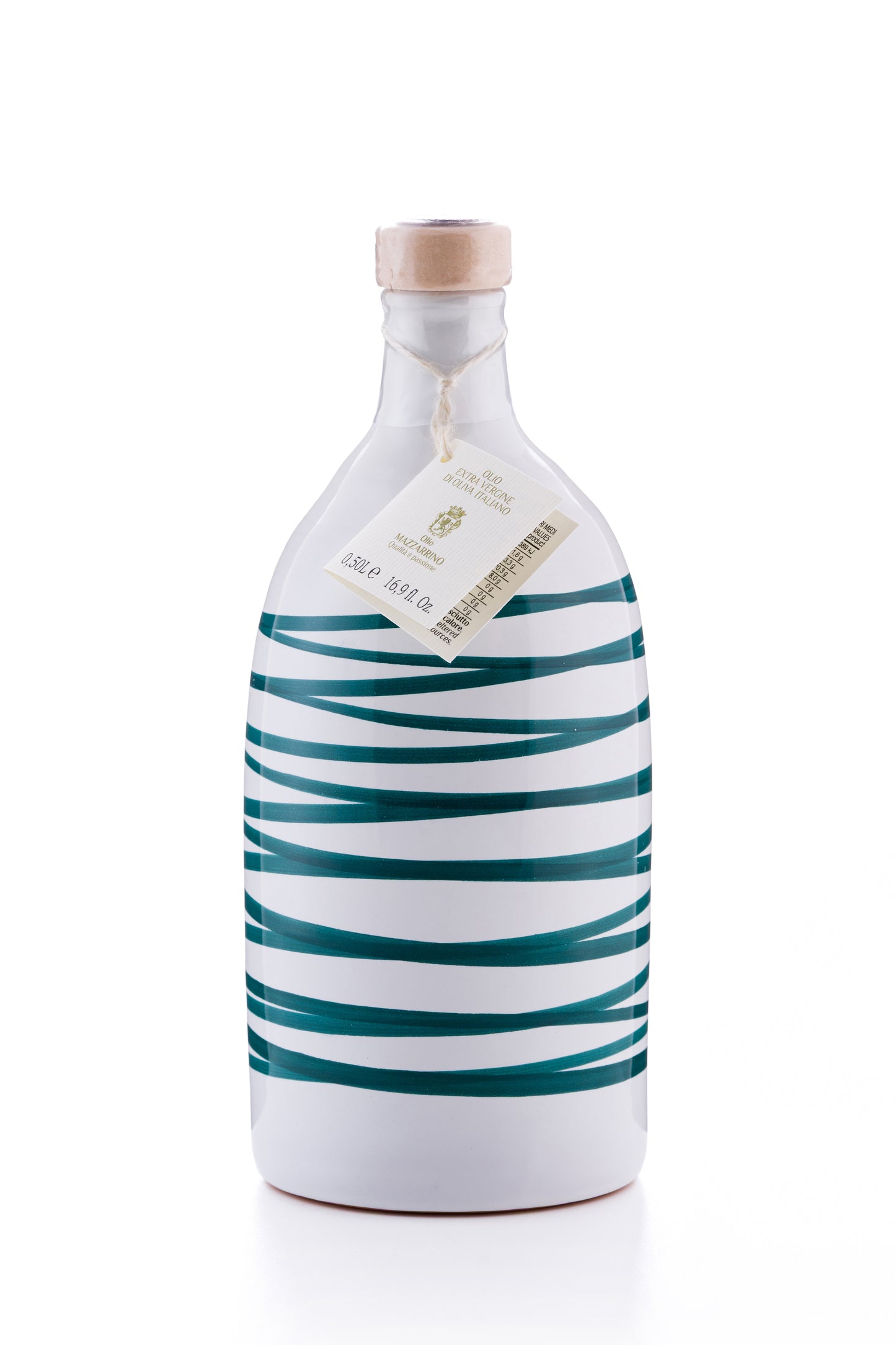 Olio in orcio di terracotta dipinto a mano