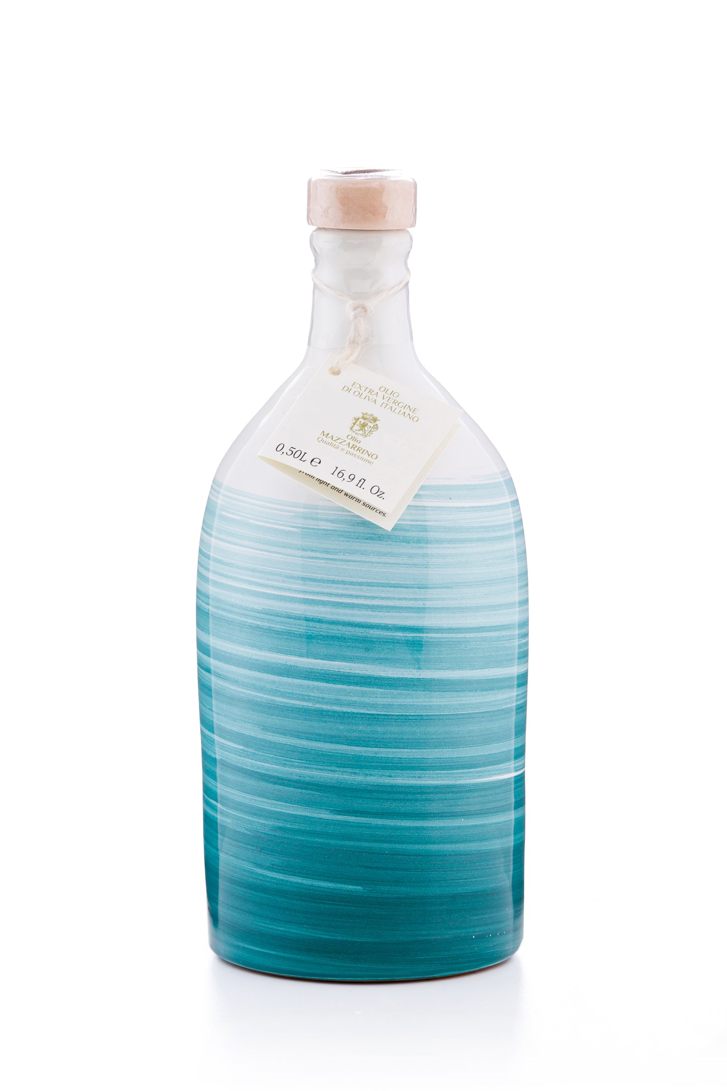 Olio in orcio di terracotta dipinto a mano